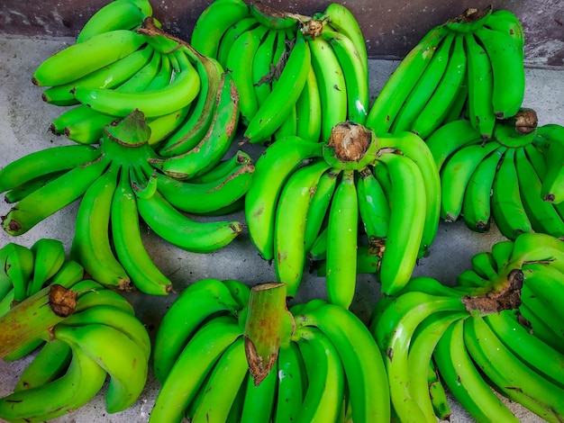 fresh green banana of Assam India