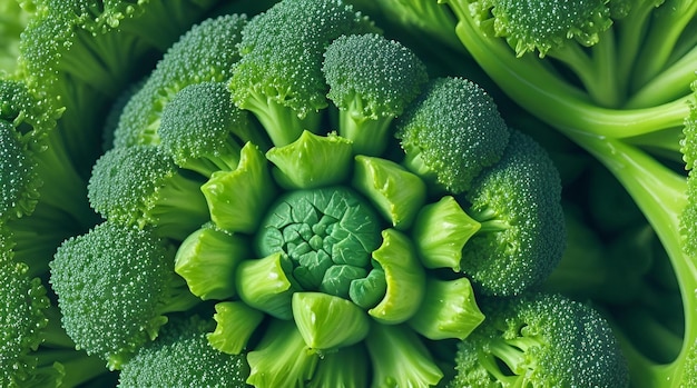 Fresh green broccoli