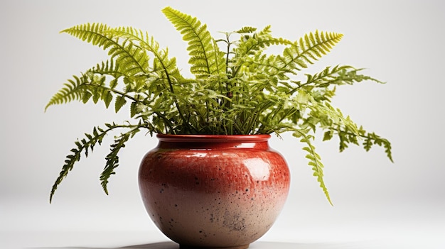 fresh green fern plant polypodium vulgare