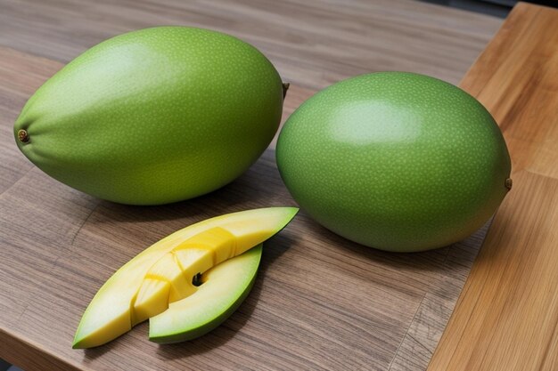 Fresh green mango