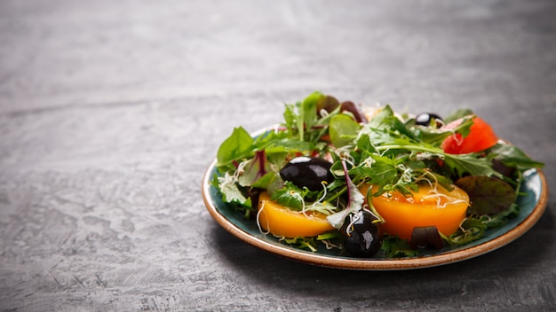 Fresh Green mix Salad .Snack on summer .