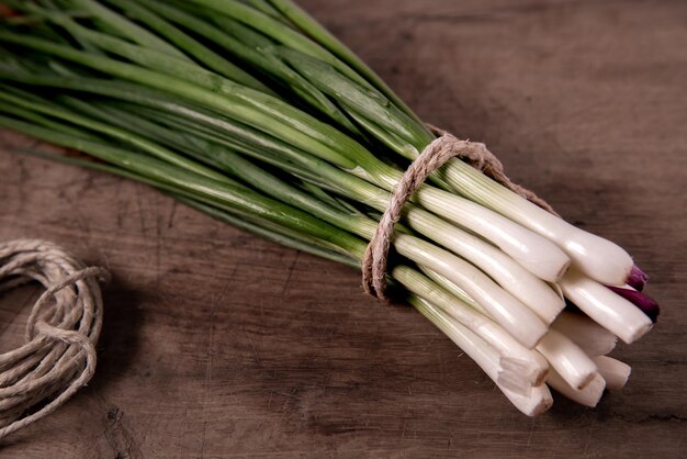 Fresh green onion