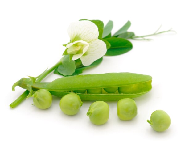 Fresh green peas