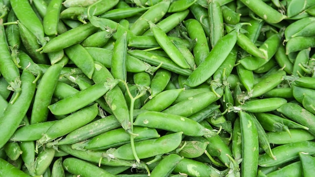 Photo fresh green peas