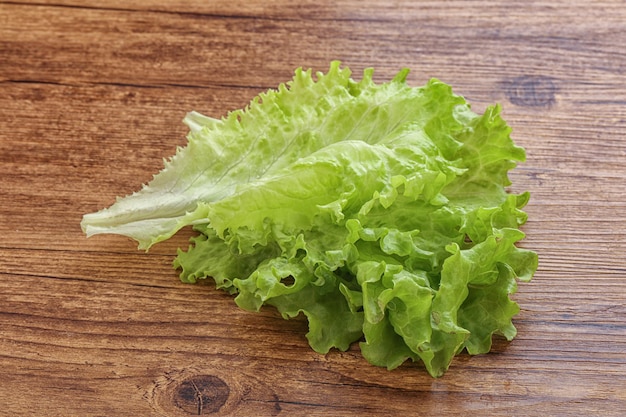 Fresh green salad lettuce leaves heap