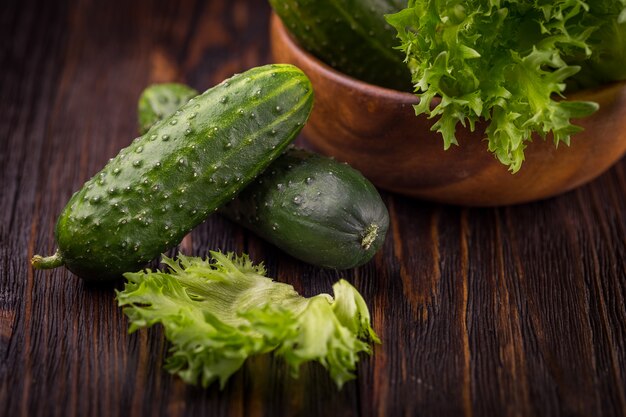 Fresh green vegetables