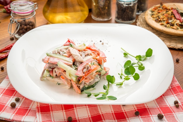 Fresh healthy Classic Caesar salad