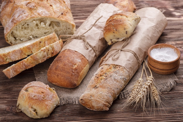 Fresh homemade bread