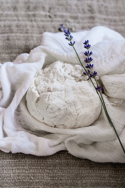 Foto ricotta fresca fatta in casa