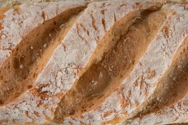 Fresh homemade sourdough bread rustic texture