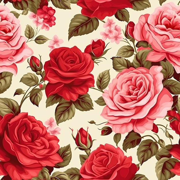 Fresh and invigorating floral background