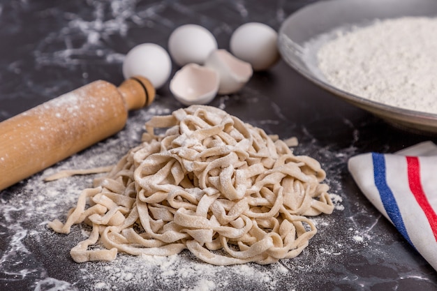 fresh italian pasta egg noodles