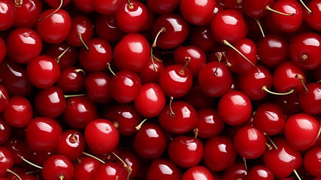 Fresh Juicy Cherries Pattern