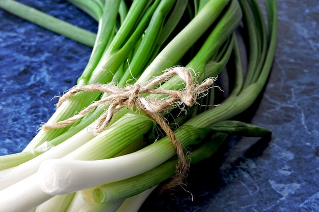 Fresh juicy green onions