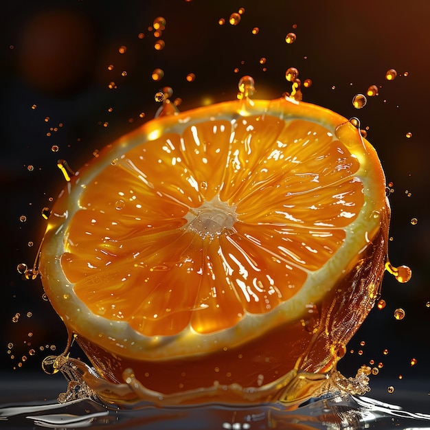 свежая сочная порция апельсина.