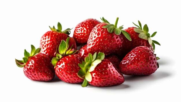 Fresh and juicy strawberries perfect for summer