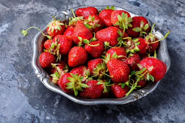 Fresh juicy strawberries