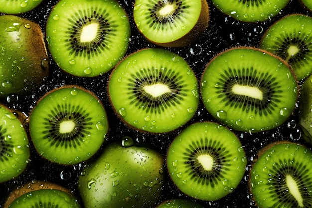 Fresh kiwi captures the vibrant natural beauty of the kiwi