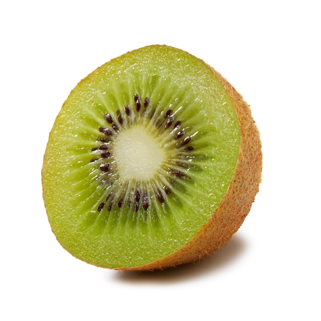 Fresh kiwi on a white backgroundand