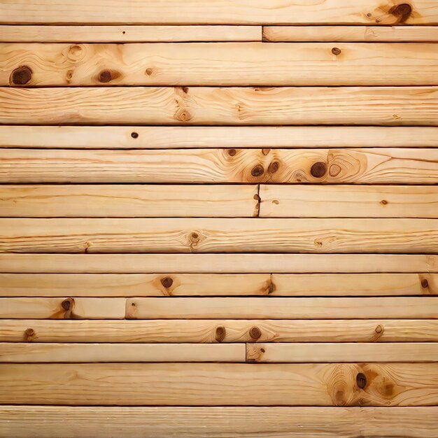 Foto sfondio di tavole di legno di pino fresco annodato generato dall'ai