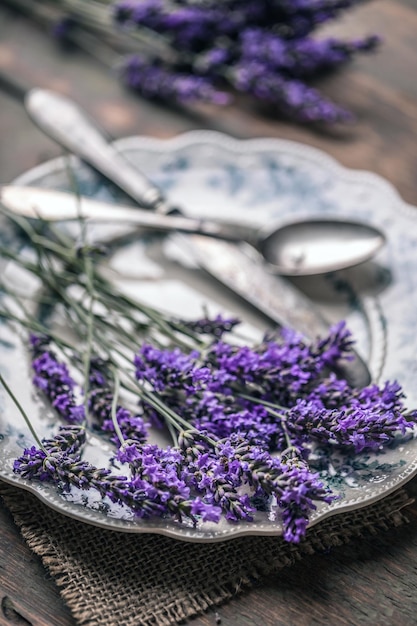 Fresh lavender flowers