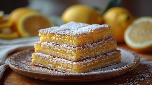 Fresh Lemon Bars with Shortbread Crust