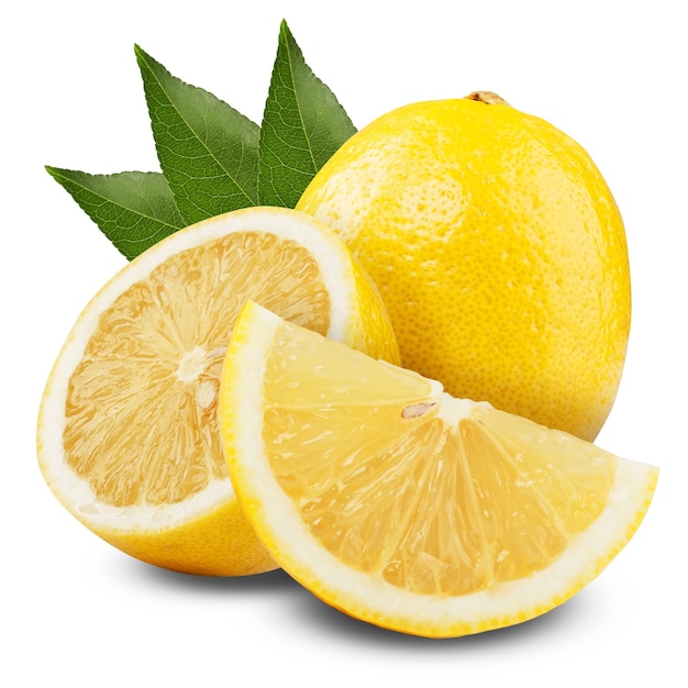 Photo fresh lemons isolated