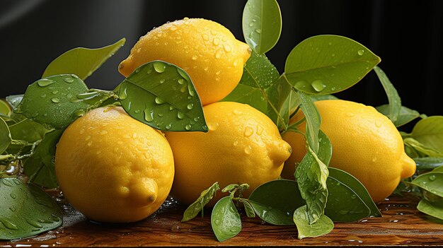 Fresh lemons