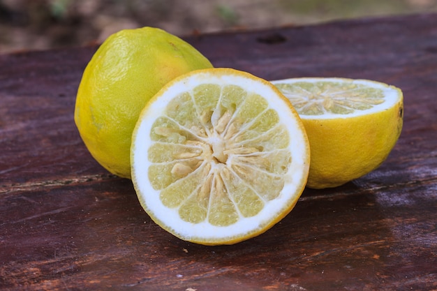 Fresh lemons