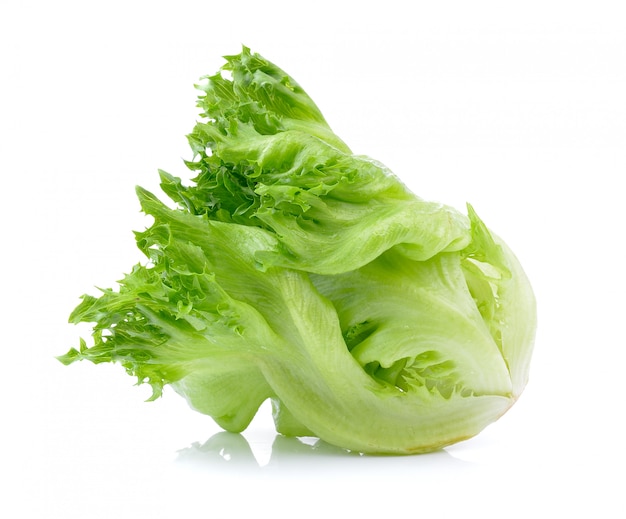 Fresh lettuce leaves