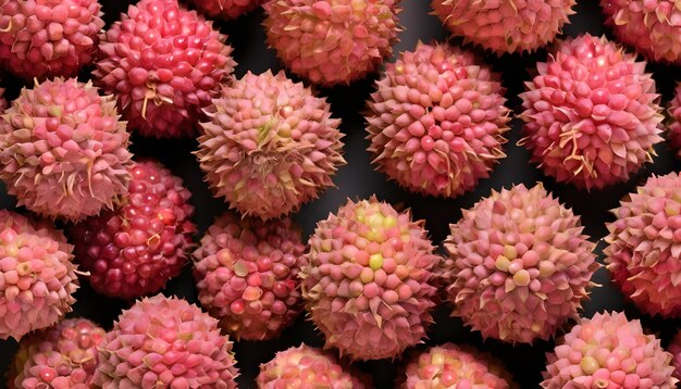 Photo fresh lychees isolated on white