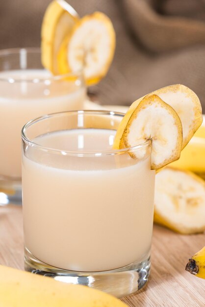 Fresh made Banana Juice