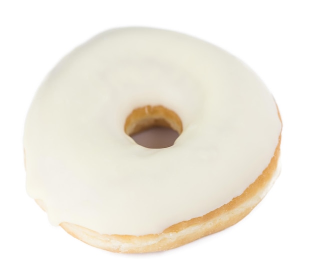 Fresh made Donuts on white background