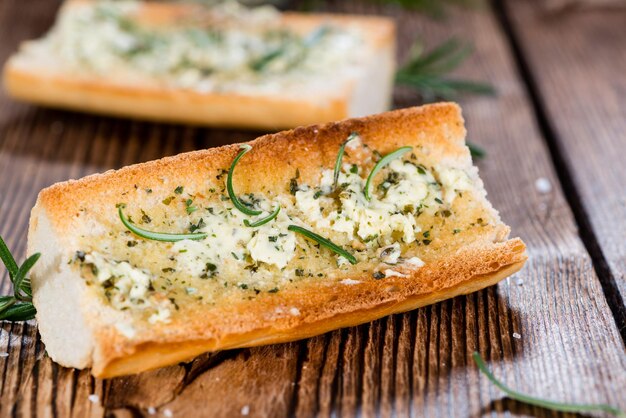 Fresh made Herb Butter Baguettes