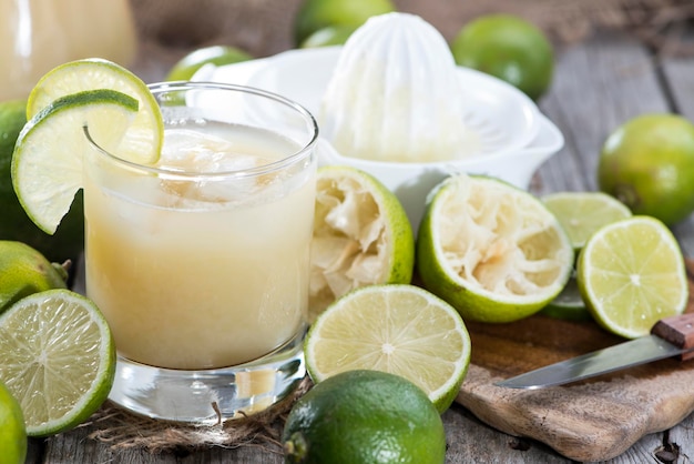 Fresh made Lime Juice