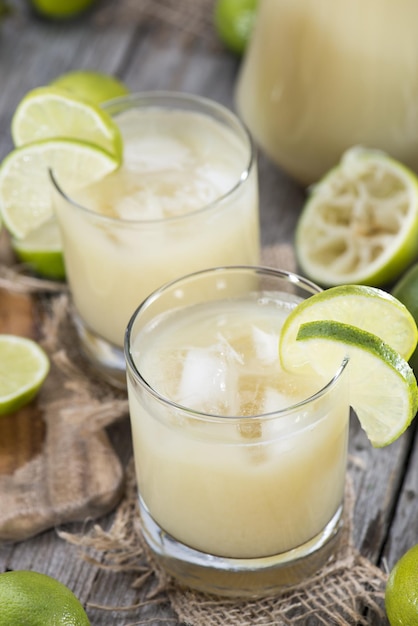 Fresh made Lime Juice