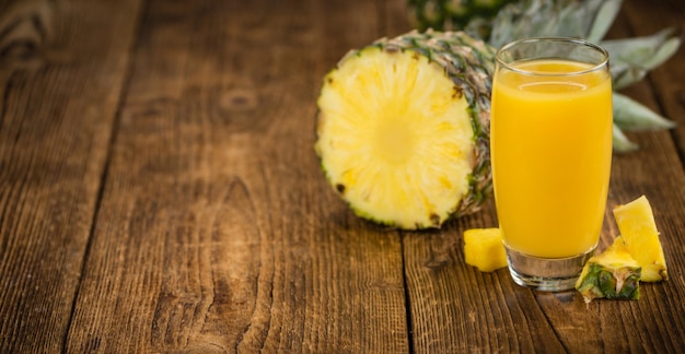 Fresh made Pineapple Juice