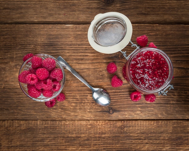 Fresh made Raspberry Jam