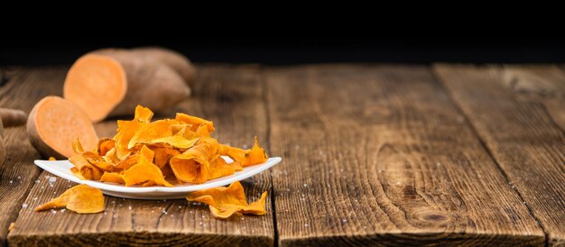 Fresh made Sweet Potato Chips