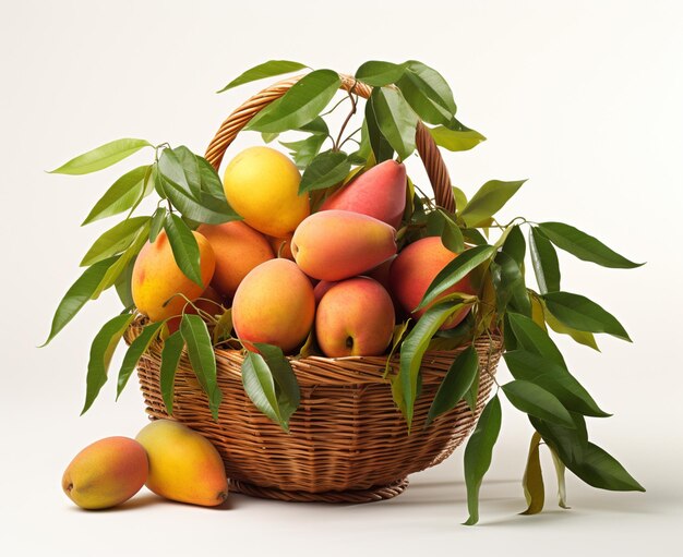 A Fresh Mango Basket from the Garden