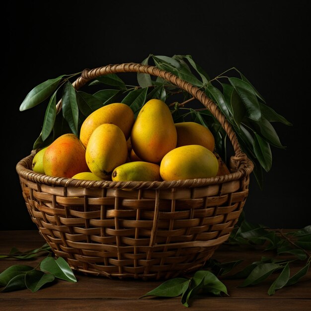 A Fresh Mango Basket