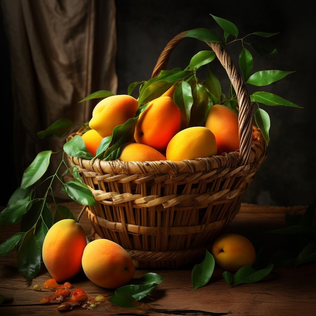 A Fresh Mango Basket