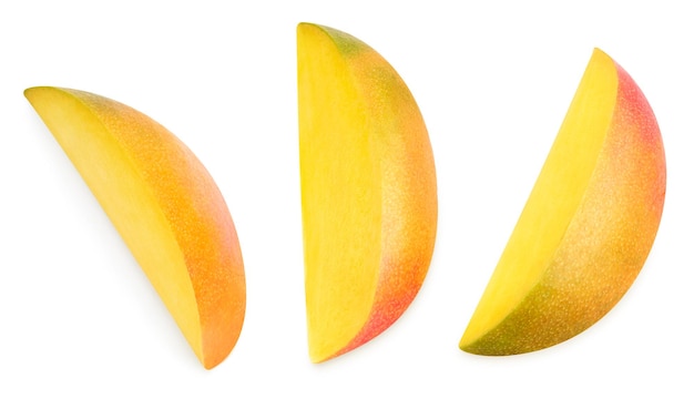 Fresh mango isolated on white background