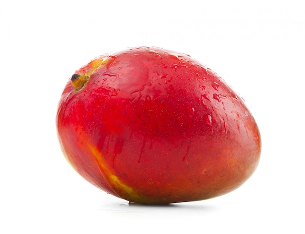 Fresh mango on white background