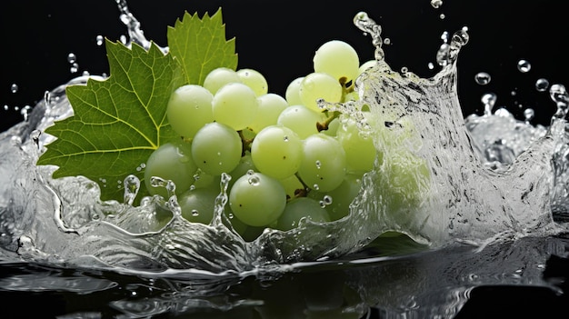 fresh mellow grapes HD wallpaper photographic image