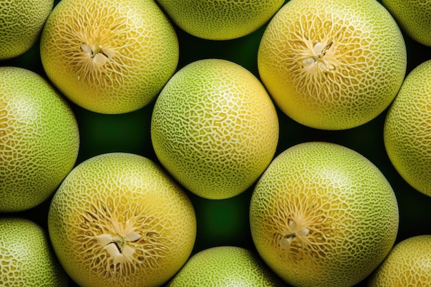 fresh melon halves background nature