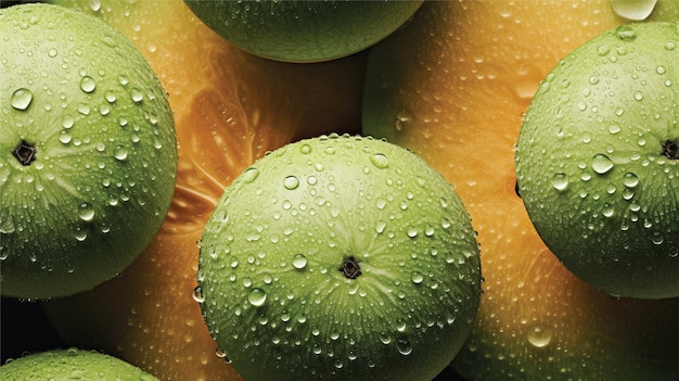 Photo fresh melons fruit background