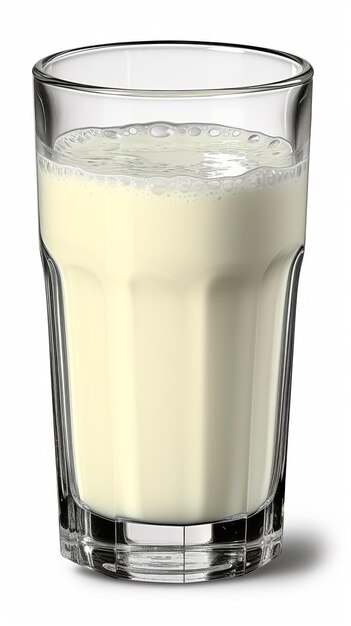 Fresh milk in a glass wholesome and comforting evoking memories of childhood