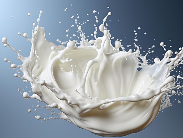 Fresh Milk Splash Generative AI