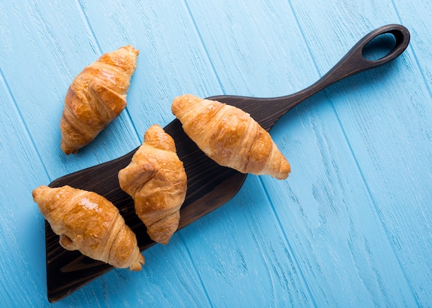 Fresh mini croissants